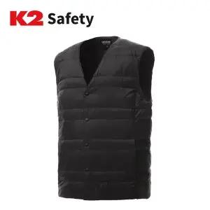 K2 세이프티 브이넥 구스다운 경량 베스트 패딩 동계 조끼