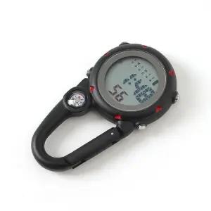 스포츠 시계 검정빨강 카라비너 (WEC803F)