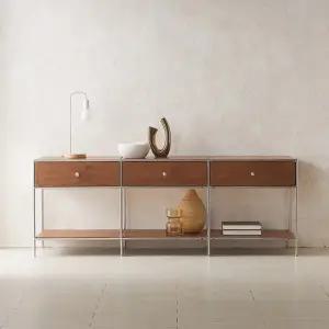 제연 원목 수납 거실장 1800