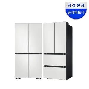 삼성 비스포크 키친핏 냉장고 김치냉장고 세트 RM70F63M2A+RK70F42M2A 코타화이트
