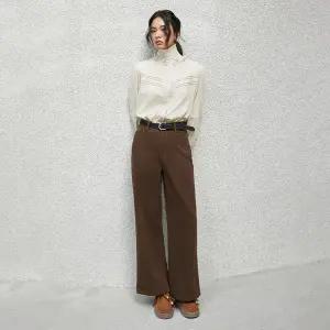 [LAP](대전신세계)기모 워시드 코튼 세미 와이드팬츠 AR4DPA65