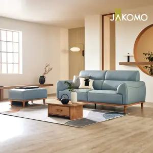 [스툴증정][자코모] 올리아 3인 럭스 통가죽 천연면피 소가죽 소파+스툴