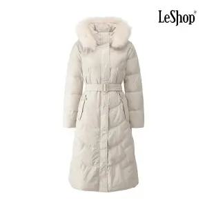 [르샵] 폭스퍼 후드 우먼 덕다운 롱 패딩 점퍼 (BPCJP005A)