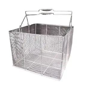 철망바스켓 과일 사각 손잡이 리사토르프 수납 철제