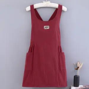 오르모 원피스 앞치마 와인 유치원 어린이집 선생님 가정용