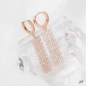 선물 큐빅 데일리 하트 링 고급 원터치 로즈 (WFJ5A0Q)