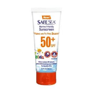 세이프씨 해파리 보호 Safe Sea SPF50+ 어린이용 선크림 3.4온스 민감성 피부용