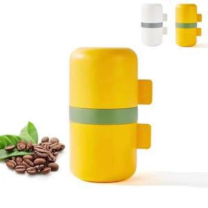 수동 커피 그라인더 3 in 1 미니 콩 야외 휴대용 핸드 조정 가능한 주방 도구