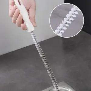 롱 배수구 청소솔 욕실 세면대 틈새 와이어 브러쉬 화장실청소솔