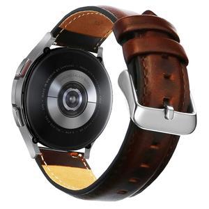 갤럭시 워치 4/6 클래식 밴드용 OTOPO 47mm 46mm 43mm 42mm, 7 6 5 4 FE 밴드 40 44mm / Garmin Vivoactive 3/5 밴드, 20mm 퀵 릴리즈 럭셔리 가죽 스트랩 교체 남성용