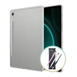 갤럭시탭A8 10.5 투명 젤리 케이스+크리스탈 터치펜+펜 파우치 (WFKAFPO)