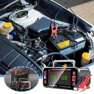 12V/24V 자동차 배터리 충전기 150W 스마트 오토바이 10A/5A 펄스 복구 AGM GEL WET 납축전지