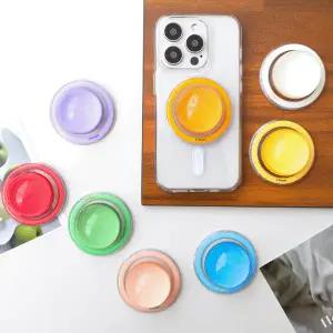 스프링 팔레트 반구 투명 맥세이프 그립 톡홀더 스마트톡 핸드폰 자석 마그네틱 거치대 단품