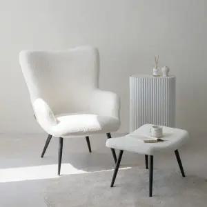 [신세계라이브쇼핑]동서가구 로아 부클레 라운지 체어 DF927669