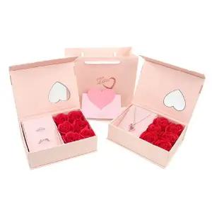 럭셔리 주얼리선물상자 장미 추천 연인 기획상품 용돈박스 비누꽃 부모님 선물