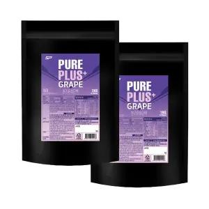 [SP스포츠] 퓨어 플러스 분리유청단백 단백질쉐이크 포도맛 1kg x 2개 (WPI 94%함유)