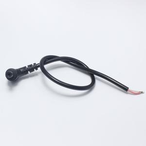 2pcs 90도 DC 전원 플러그 케이블 5.5x2.5mm 커넥터 총 길이 30cm