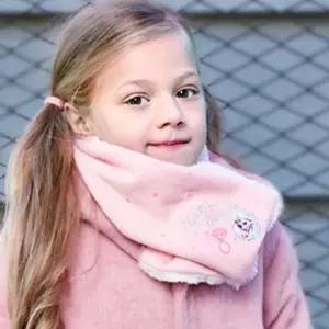 (색상 핑크)겨울왕국 키즈 목도리 아동 넥워머 겨울 방한 목도리