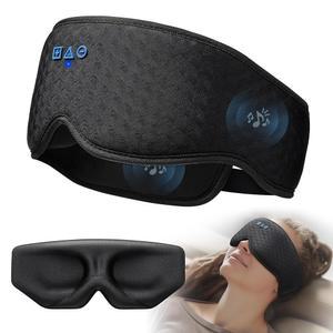 무선 헤드폰이 장착된 블루투스 수면 마스크: 100% 블랙아웃, 3D 무압 아이컵, 조절 가능한 스피커 핏, 5 4 HD 스피커, 분리형 디자인 u2013으로 여행과 편안한 수면에 완벽합니다