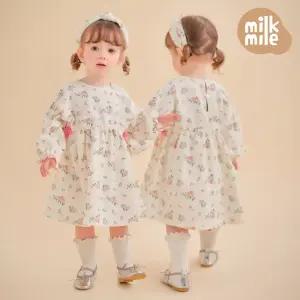 [밀크마일] 블라썸샤이플라워원피스