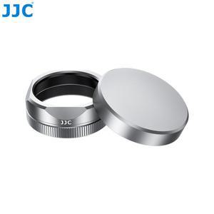 JJC 스퀘어 메탈 렌즈 후드 쉐이드 캡 포함) 후지필름 X 하프 UV 필터 호환