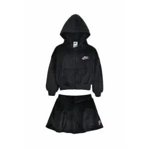 키즈트레이닝세트 NQK A254ST189P-BK 벨루어스커트세트 (토들러)