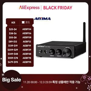 AIYIMA A07 PRO Bluetooth 증폭기 TPA3255 QCC304X 스테레오 20 채널 300Wx2 전력 디지털 RCA APT-X 홈 사