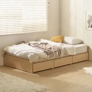 알파침대 이브 무헤드 1단 수납침대 D