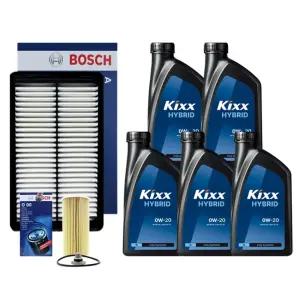 쏘렌토 MQ4 하이브리드 엔진오일 킥스 하이브리드 0W20 5L 보쉬 필터 세트