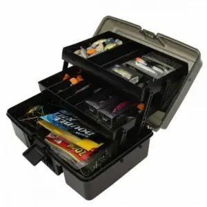 블랙 컬러 낚시용 태클 보관함 전천후 케이스