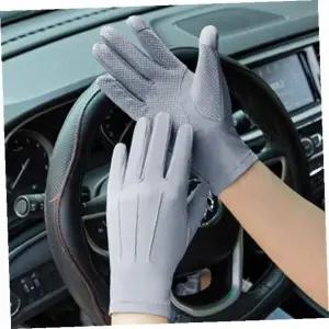 터치장갑 심플 여성 스포츠 터치장갑(그레이) 등산 자전거장갑