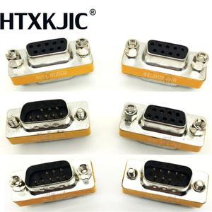 고품질 미니 널 모뎀 DB9 암수 플러그 어댑터 젠더 체인저 크로스 신제품