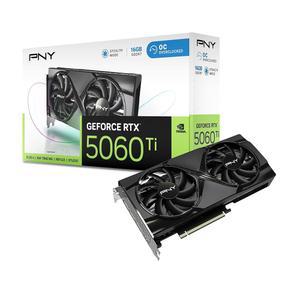 5060 Ti OC 듀얼 팬, 그래픽 카드 (16GB GDDR7, 128비트, 부스트 속도: 2692 MHz, SFF-Ready, PCIe 5.0, HDMI/DP 2.1, 2슬롯,