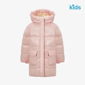 [노스페이스] 키즈 걸즈 레이나 다운 코트 (RDS) LIGHT_PINK NC1DR58U