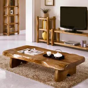 [마루엔개비] 옛사랑 통원목 좌식테이블 120사이즈 좌탁