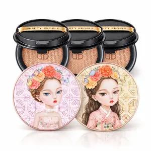 뷰티피플 철벽녀 쿠션 시즌16 허니버터 철벽녀 소이 단백질 앰플쿠션 2개+리필3개세트