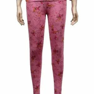 솔리드 9부 하의 내의 편한바지 여성언더웨어 꽃무늬 꽃무늬