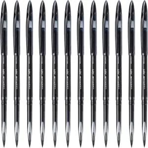 유니볼 에어 다공성 포인트 펜 중간 지점(0.7mm) 블랙 12팩