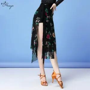 플라워 힙스카프 이너 힙스커트 라인댄스 치마 밸리 랩 탱고 팬츠 왈츠 라