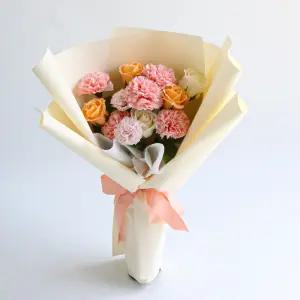 피치 비누꽃다발