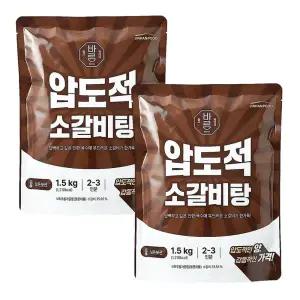 진한식품 바른 압도적 소갈비탕 1.5kg 2개
