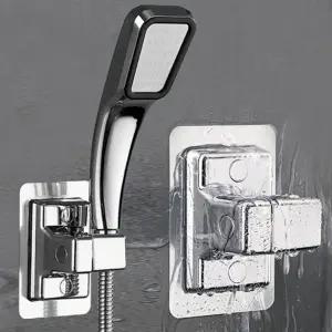 ( )홀더 2P 고정 샤워기 걸이 거치대 헤드 욕실 무타공 샤워기고정