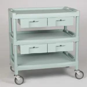 [열린세상] 다용도 병원 드레싱 3단 서랍 4칸 이동카트 Y-301K