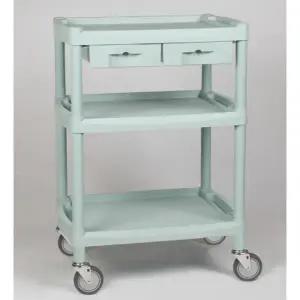 [열린세상] 다용도 병원 드레싱 3단 서랍 2칸 이동카트 Y-501B - 높이 930mm