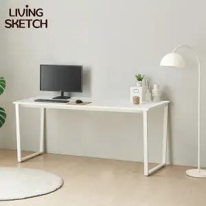 [리빙스케치] 퀴리 1800 책상[착불]폭700 E0등급 국내제작 학생용 사무용 컴퓨터 철제 책상