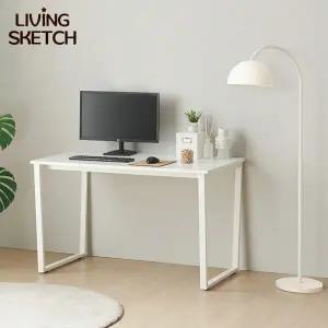 [리빙스케치] 퀴리 1200 책상[착불]폭700 E0등급 국내제작 학생용 사무용 컴퓨터 철제 책상