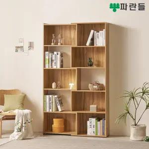 파란들가구 E0목재 LPM 드래그 5단책장 확장형책장 수납장식장