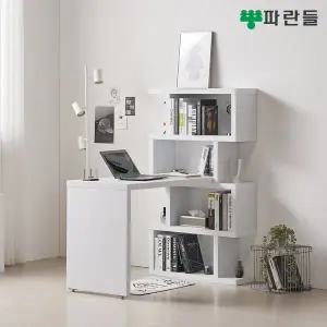 파란들가구 1400x800 모듈 4단책장책상세트 인테리어책상세트