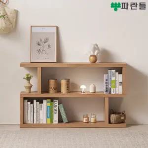 파란들가구 모듈 1200 2단책장 인테리어책장 수납장식장