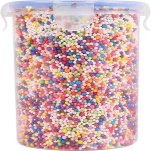 데코라 80000 조각 폼 볼 슬라임 아트 홈메이드 웨딩 및 파티 장식용 컬러풀 비드 2-3mm 공급